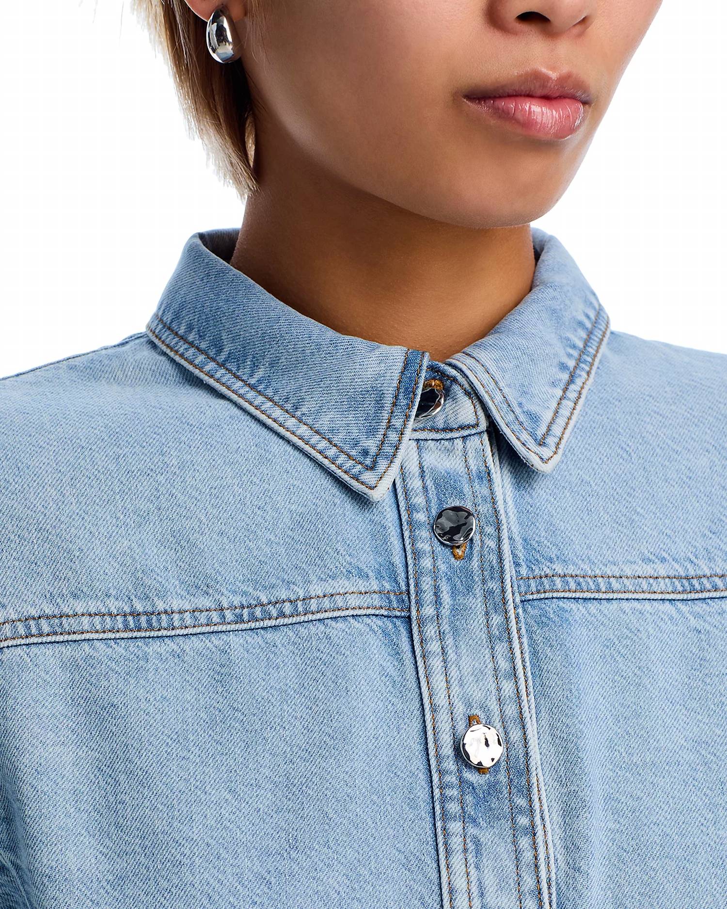 Frame - Curved Denim Shirt