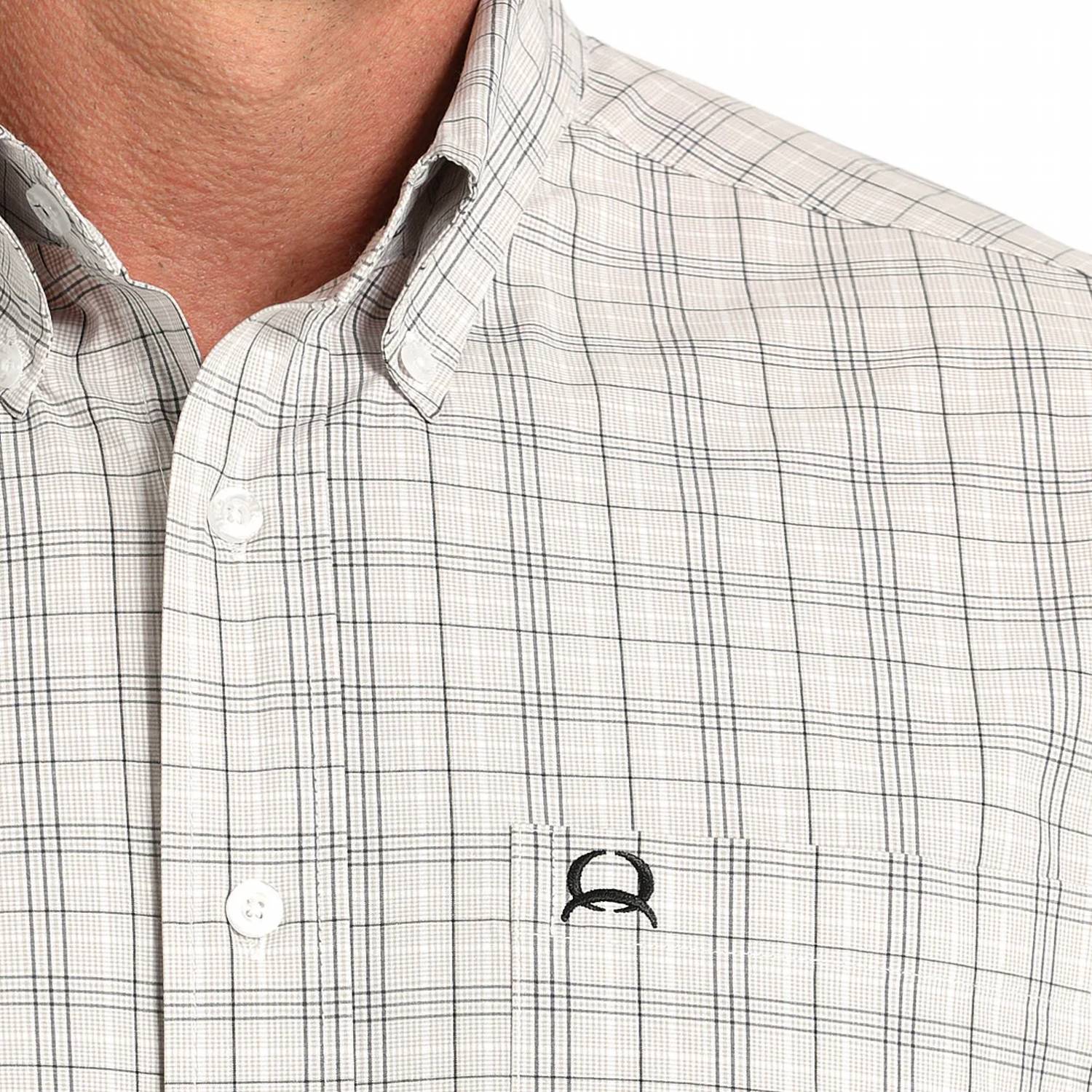 Cinch - Plaid Arenaflex Long Sleeve Button-down Shirt