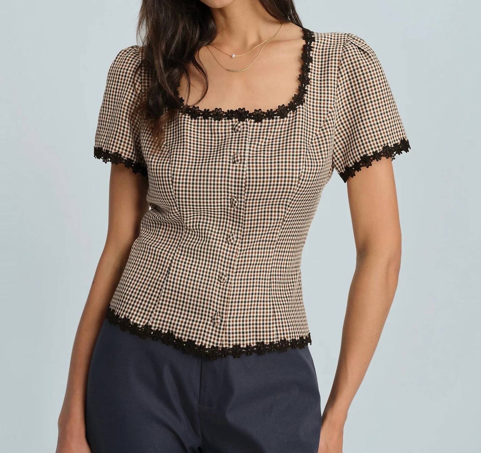 Sofie The Label - Chelsea Gingham Top