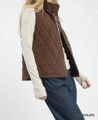 Umgee - Quilted Zip Up Vest
