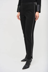 Joseph Ribkoff - Slim Fit Side Zipper Pants