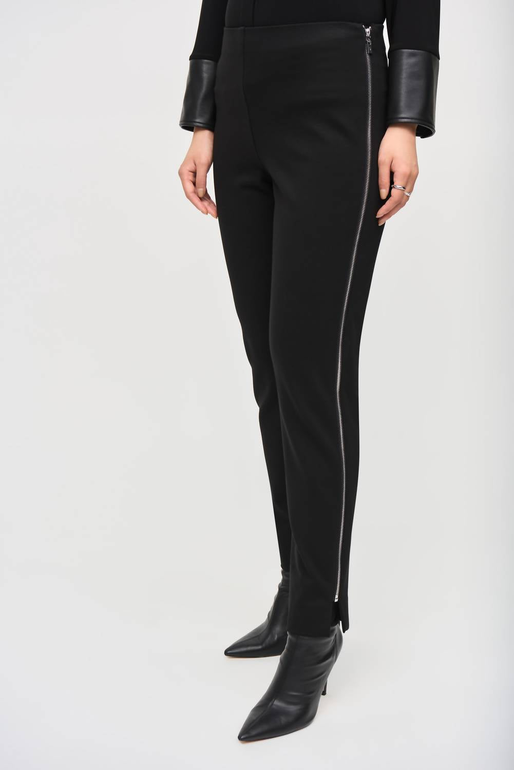 Joseph Ribkoff - Slim Fit Side Zipper Pants