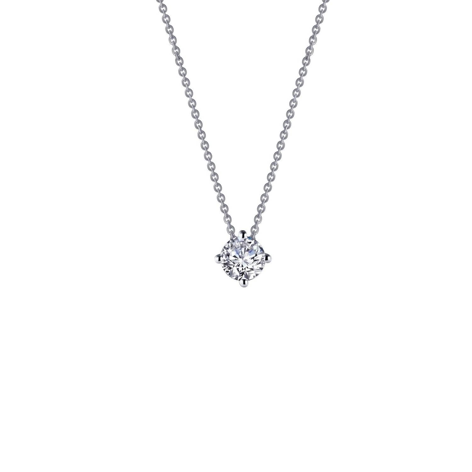 Lafonn Women's Solitaire Necklace in silver - women's jewelry
