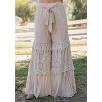 Young Threads - Desert Dream Cloud Wide-leg Lace Pant