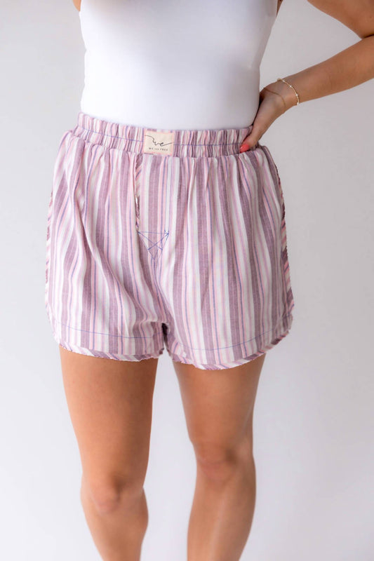 Free People - Day To Day Flannel Boxer Shorts