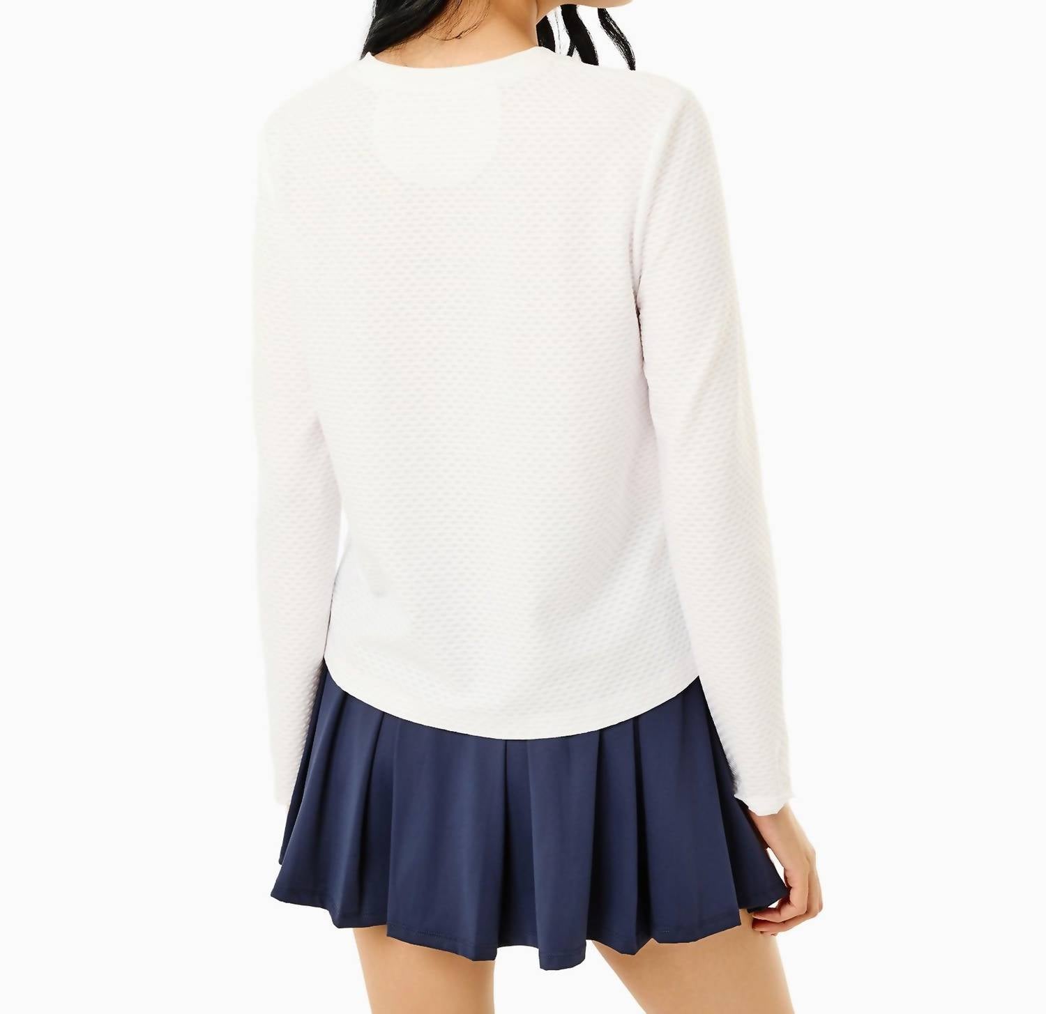 Addison Bay - Active Mesh Walnut Long Sleeve Top