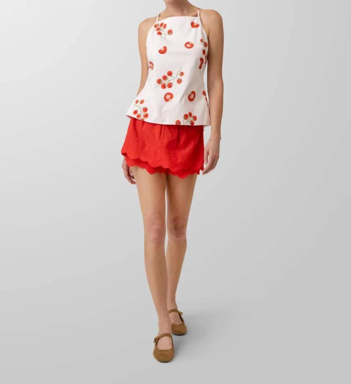 Line And Dot - Bellissimo Tie Top
