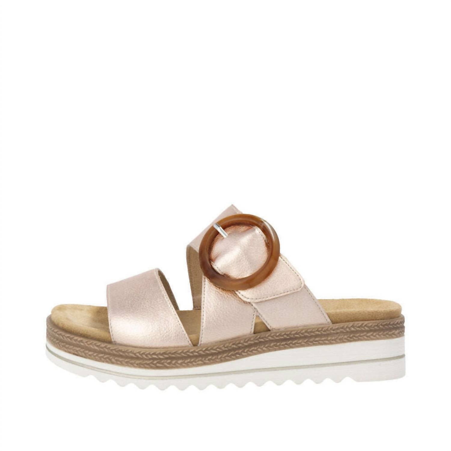 Remonte Women's Slip On Mule Sandals in light pink - women's sandal - alternate view
