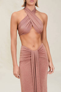 Devon Windsor - Dottie Sarong-style Maxi Skirt