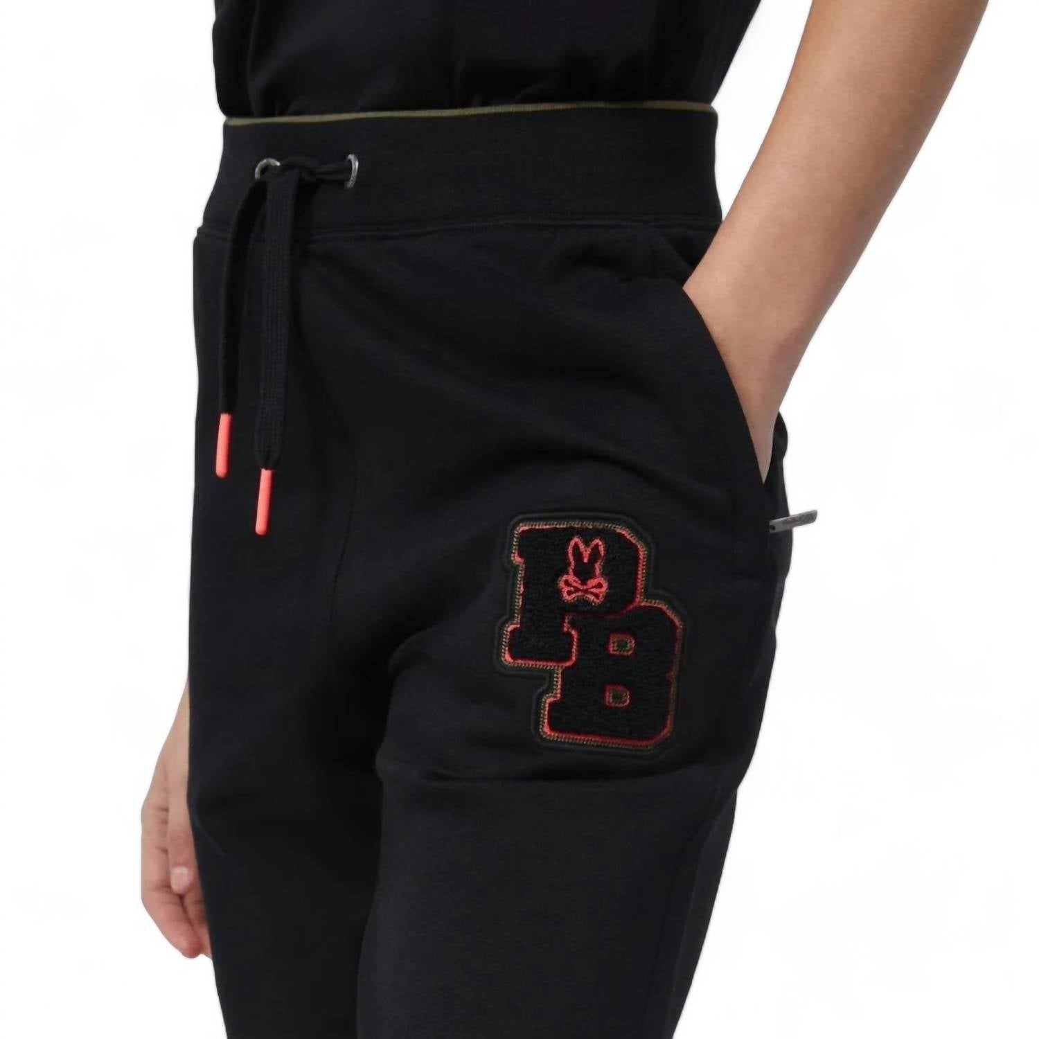 Psycho Bunny - PATCHIN CHENILLE BUNNY LOGO SWEATPANTS
