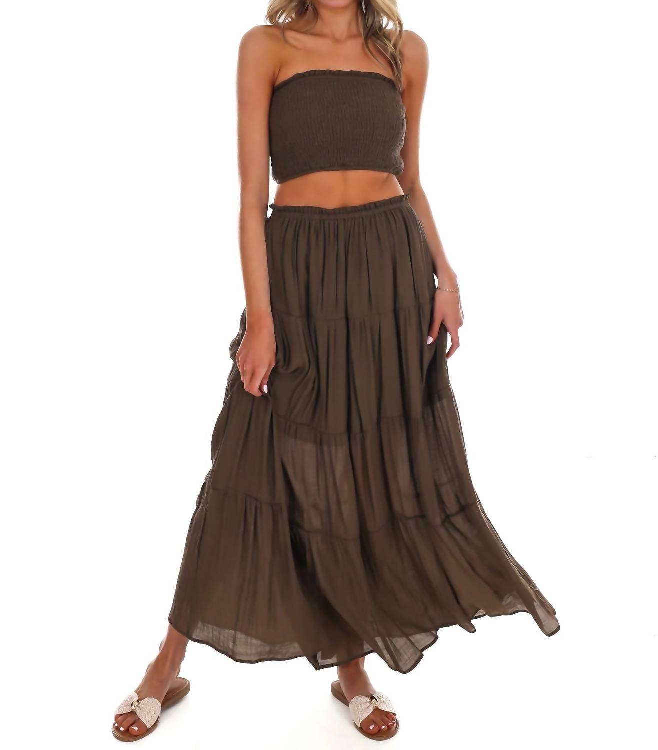 Hyfve - Women's Better People Two Piece Maxi Skirt Set