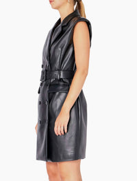 Endless Rose - Dana Leather Mini Dress