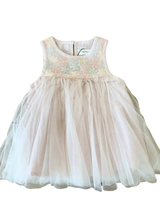 Copenhagen Delights - Girls' Daisy Sequin Tulle Dress