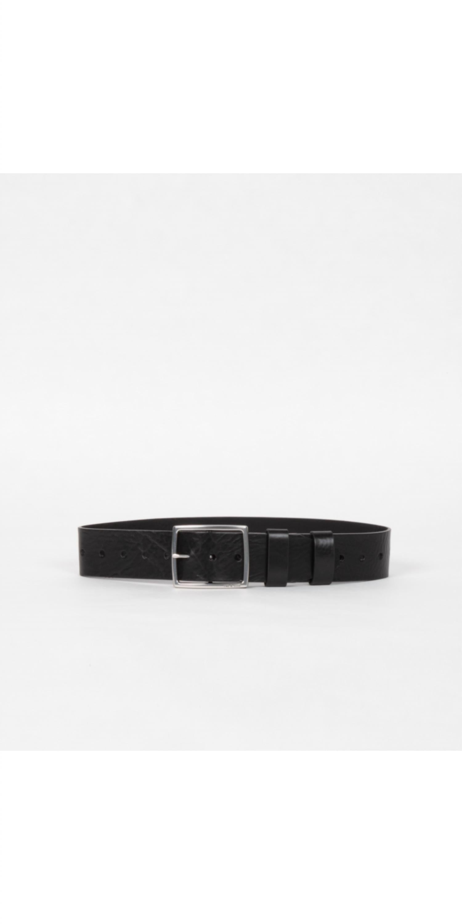 Rag & Bone Women's Jumbo Boyfriend Belt in black - women's accessory