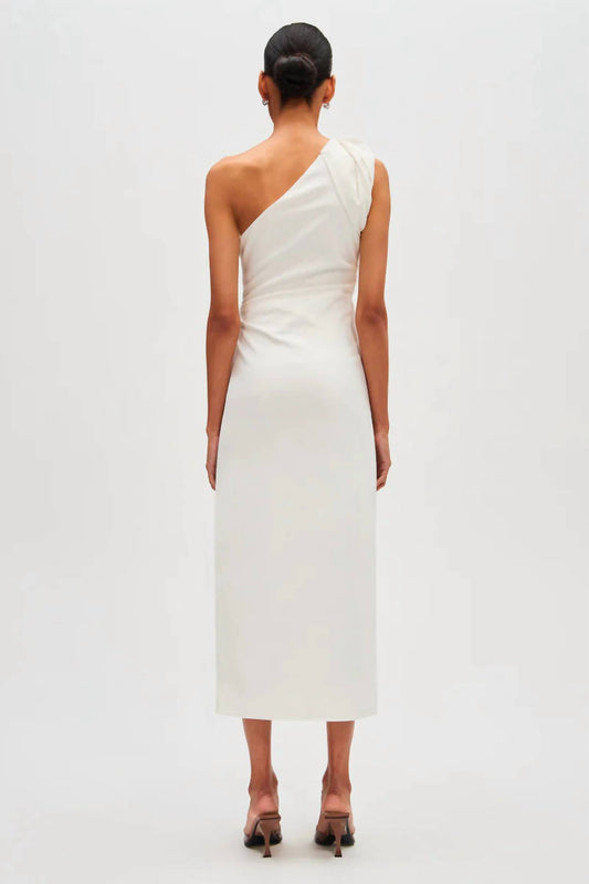 Misha - Aubree One Shoulder Midi Dress
