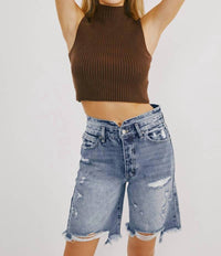 Kancan - Ultra High Rise 90s Bermuda Shorts