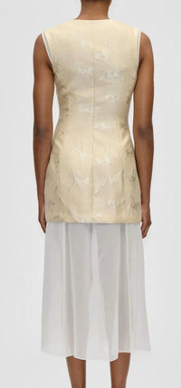 Stine Goya - Waistcoat Tailored Midi Dress