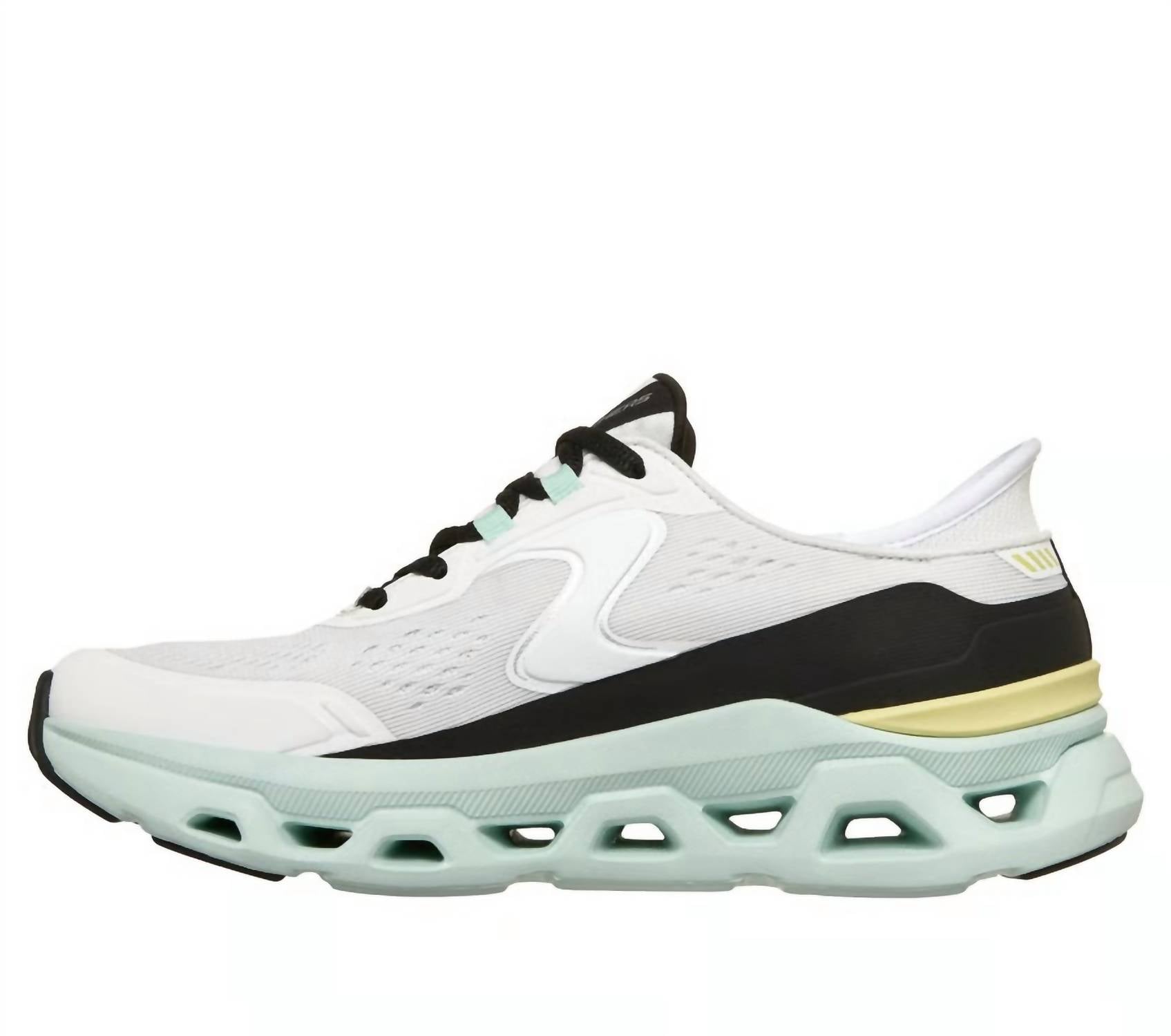 Skechers Women's Glide-step Atlus Sneakers in white multi - women's sneaker - alternate view