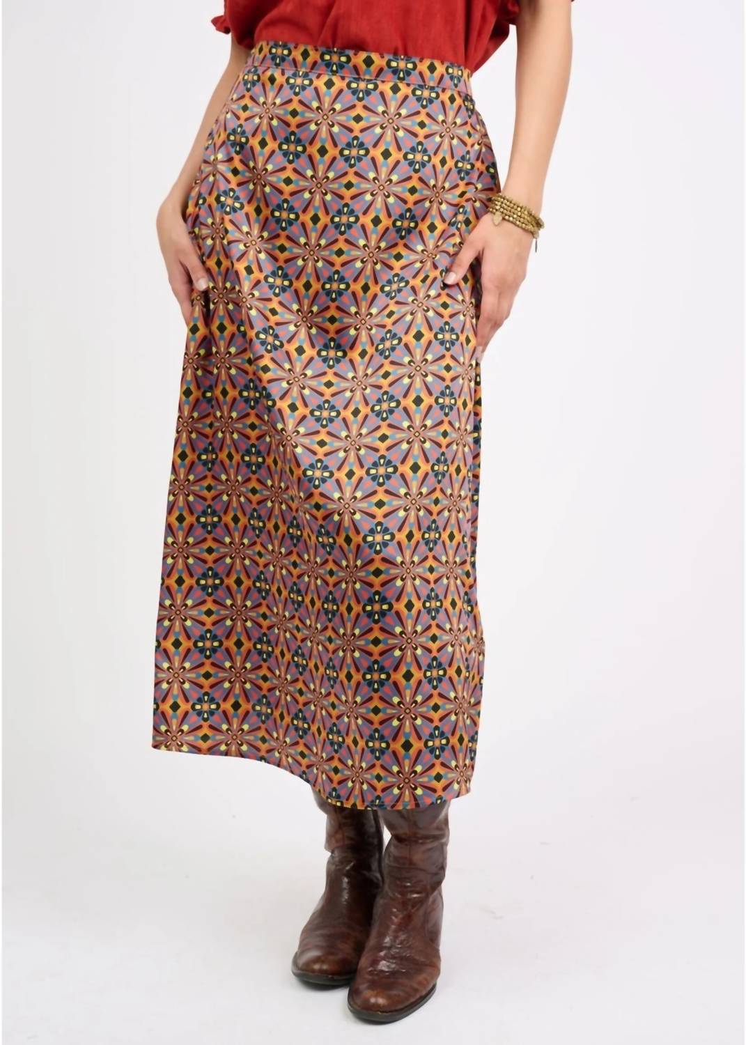 Ivy Jane - Midi Print Skirt