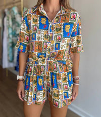 Sincerely Ours - Nicola Beachy Print Shorts