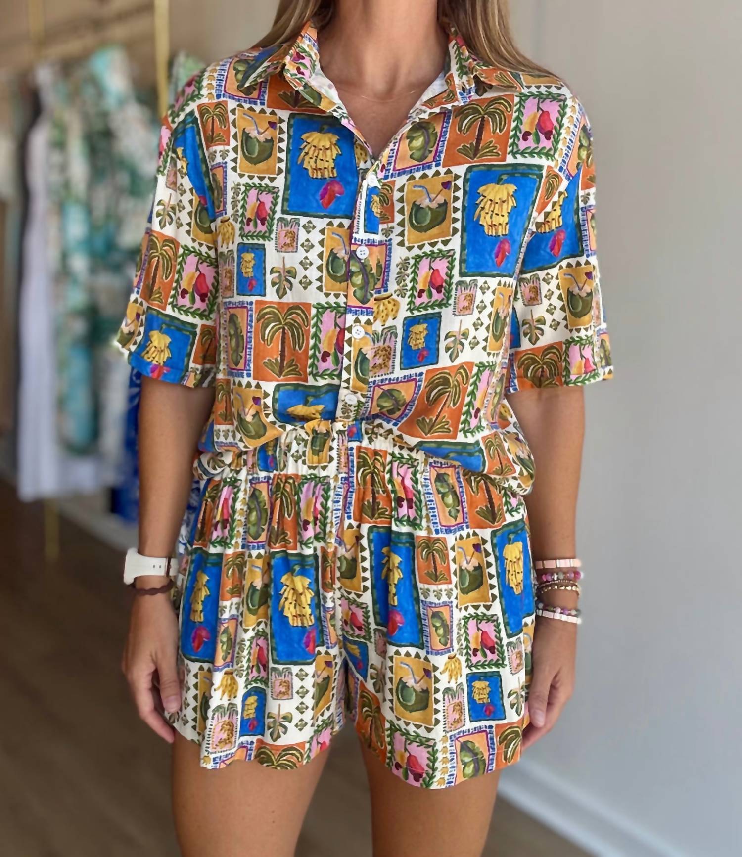 Sincerely Ours - Nicola Beachy Print Shorts