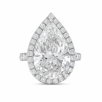Diana M Jewels - Women's Pear Lab-Grown Diamond Fashion Ring (16.00 Ct) - Signature