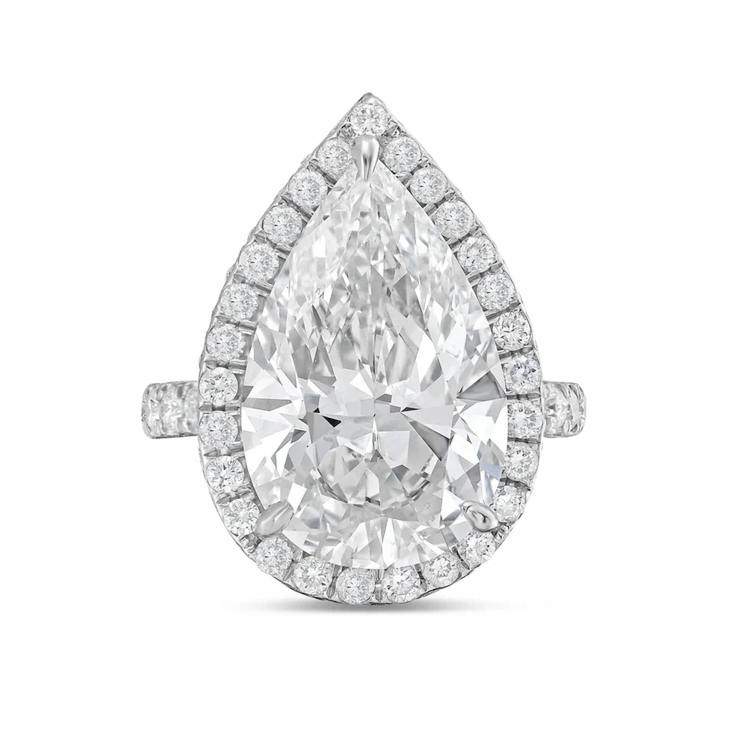 Diana M Jewels - Women's Pear Lab-Grown Diamond Fashion Ring (16.00 Ct) - Signature