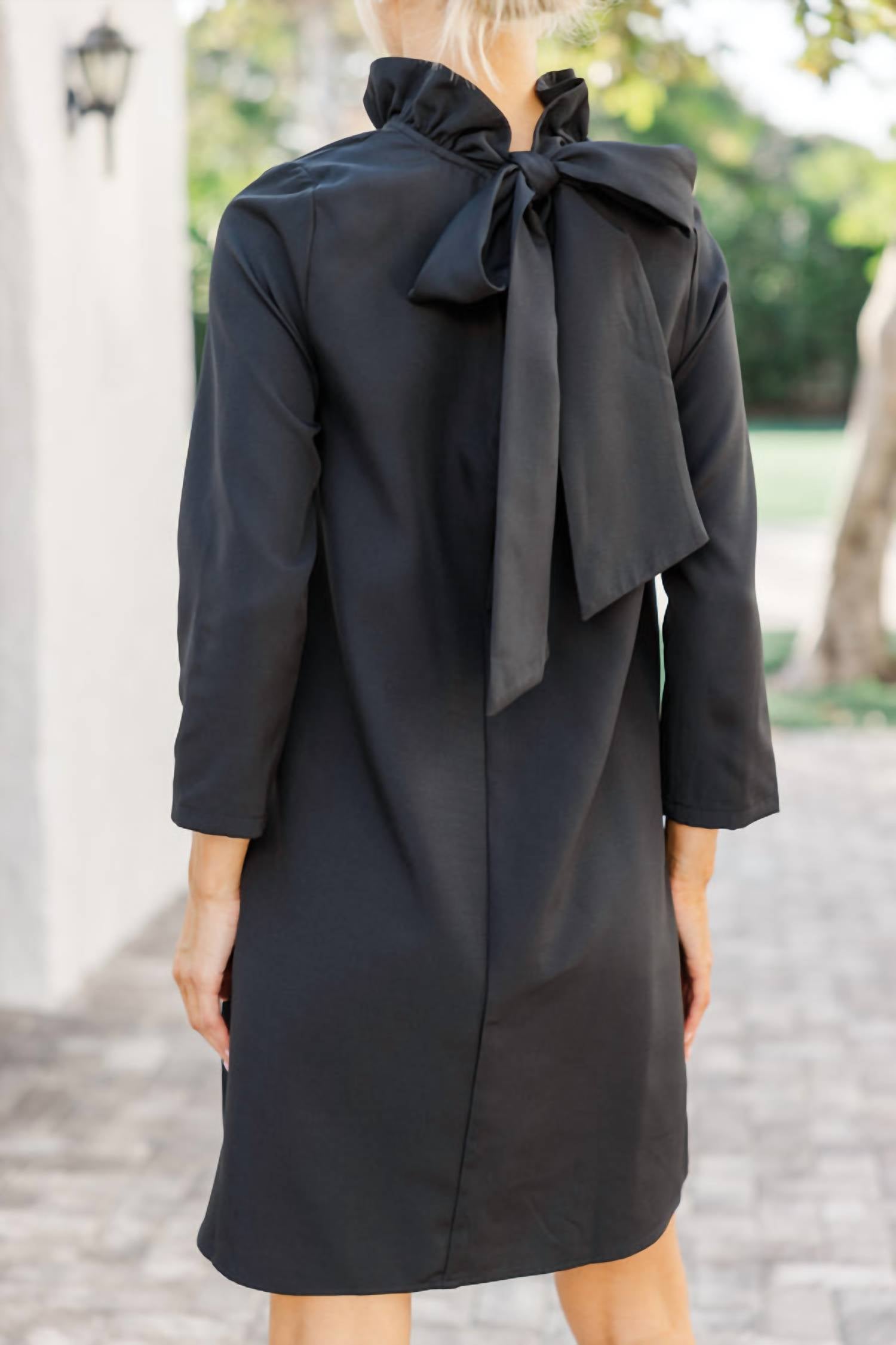 PINCH This Is It Swing Dress in black - women's dress - detail view