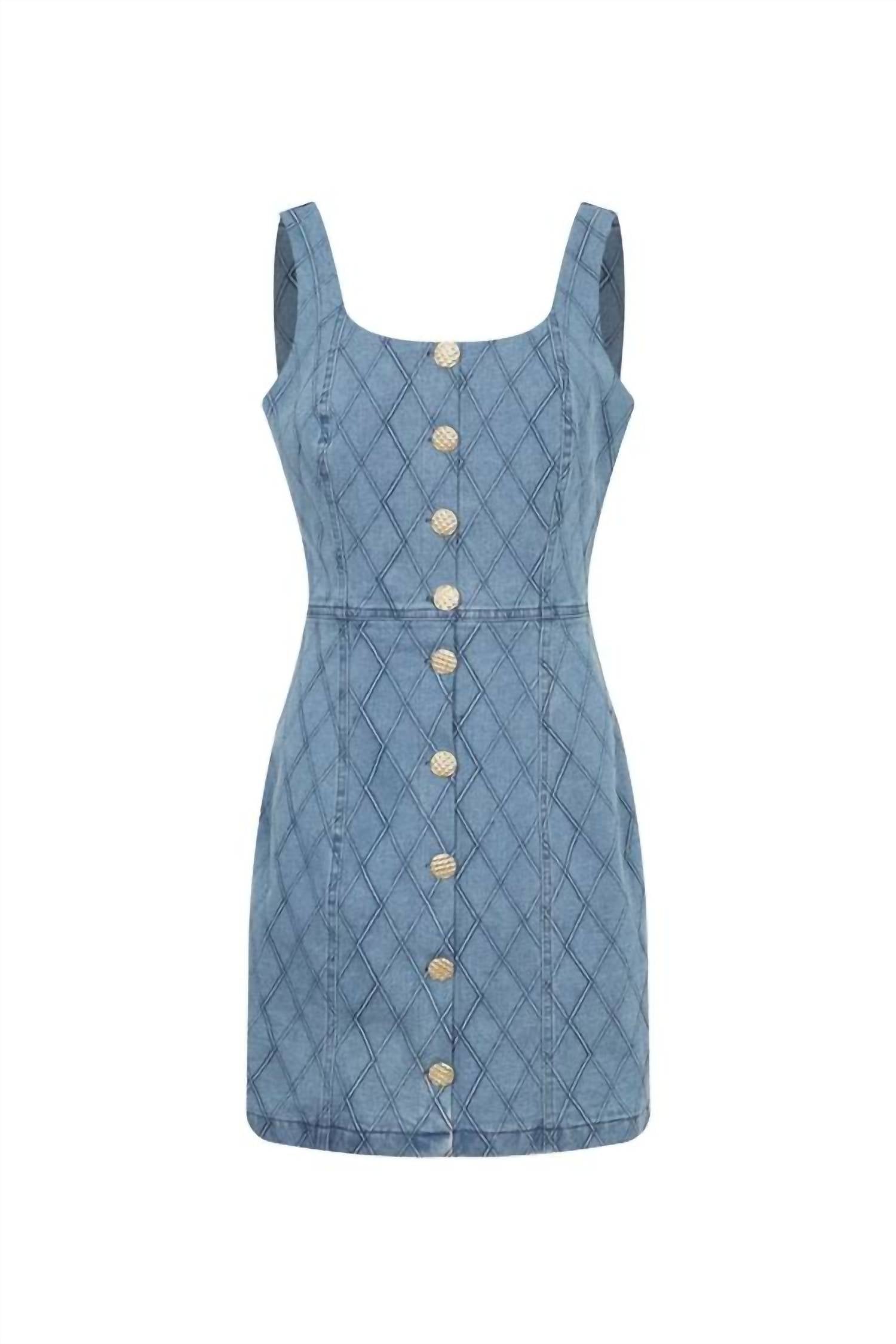 Rivir - Women's Sleeveless Quilted Mini Dress