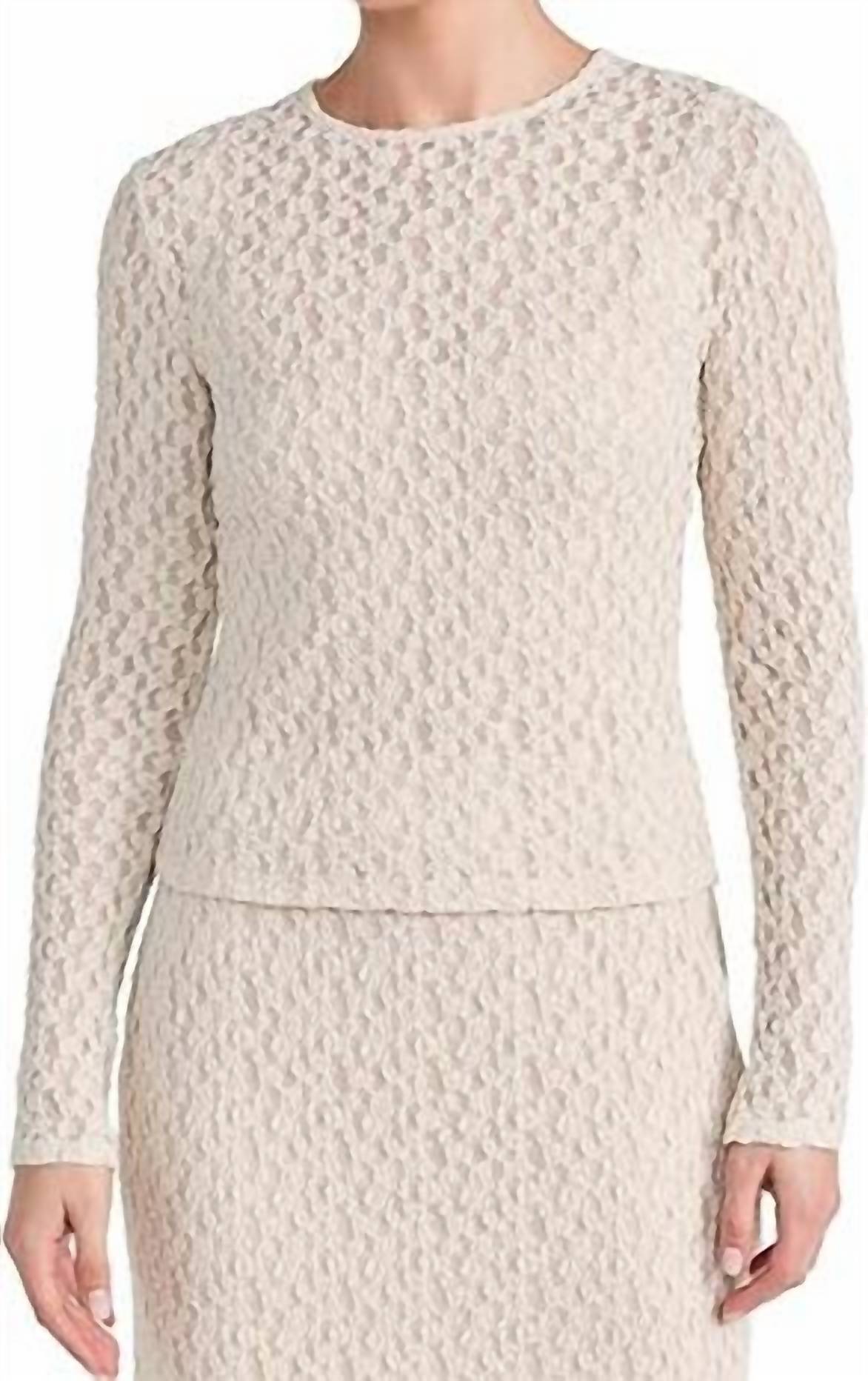 Vince - Smocked Floral Long Sleeve Blouse
