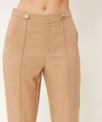Idem Ditto Sandi Pant in beige - women's pants - detail view
