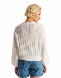 Brodie Cashmere - Stitch Raglan Tee