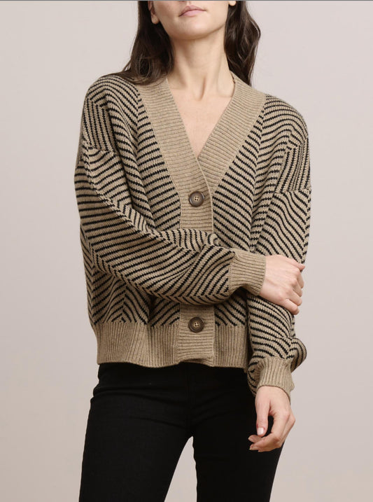 Kendall Striped Cardigan