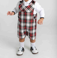 Florence Eiseman Long Sleeve Polo With Tipping in white black - kids' shirt