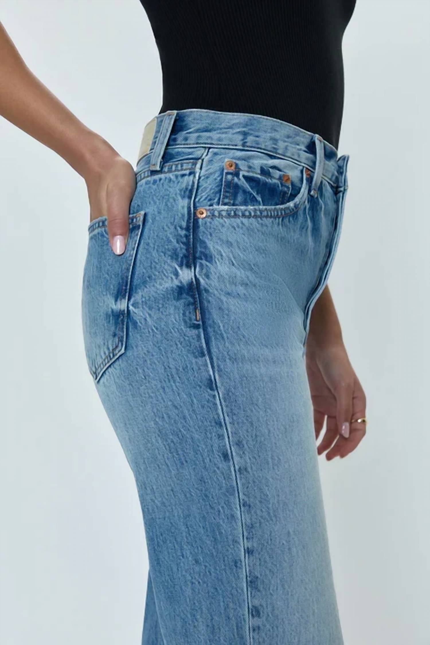 Pistola - Cassie Super High Rise Straight Leg Jeans