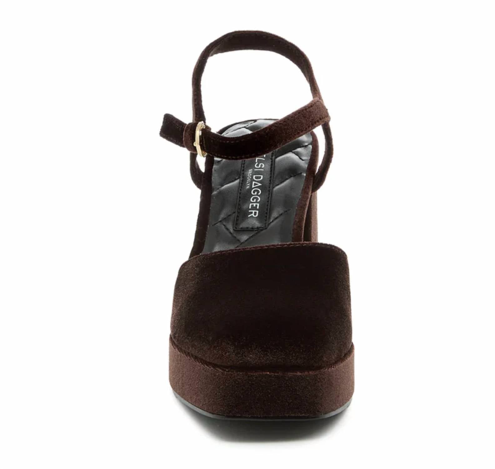 Kelsi Dagger - Women's Edna Velvet Platform Heel