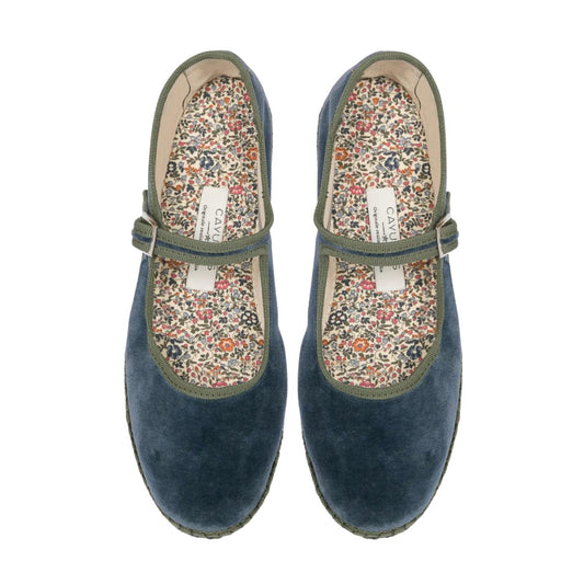Cayumas - Velvet Mary Janes