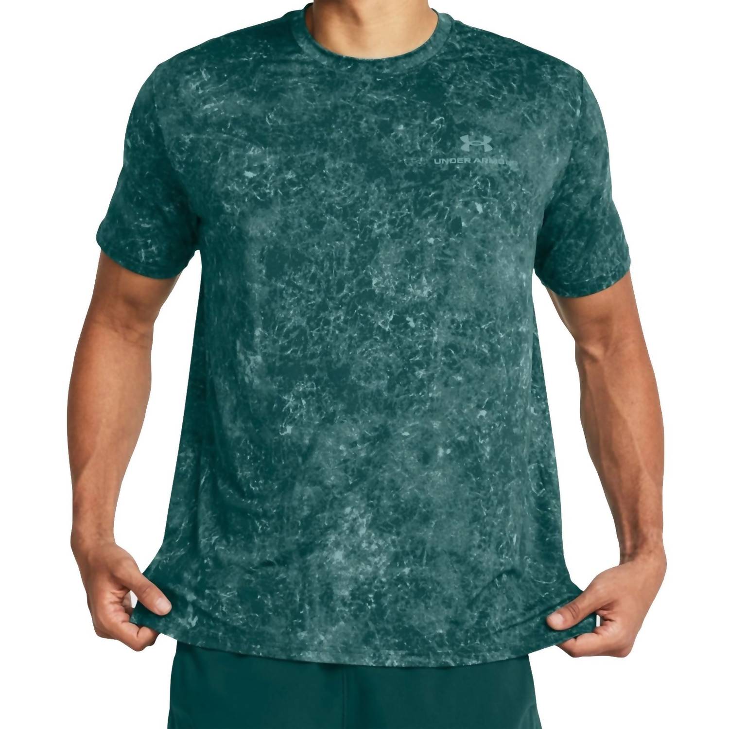 UNDER ARMOUR Vanish Energy Printed Shirt Top in hydro teal - men's t-shirt
