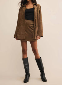 Z Supply - Ciera Suede Skirt