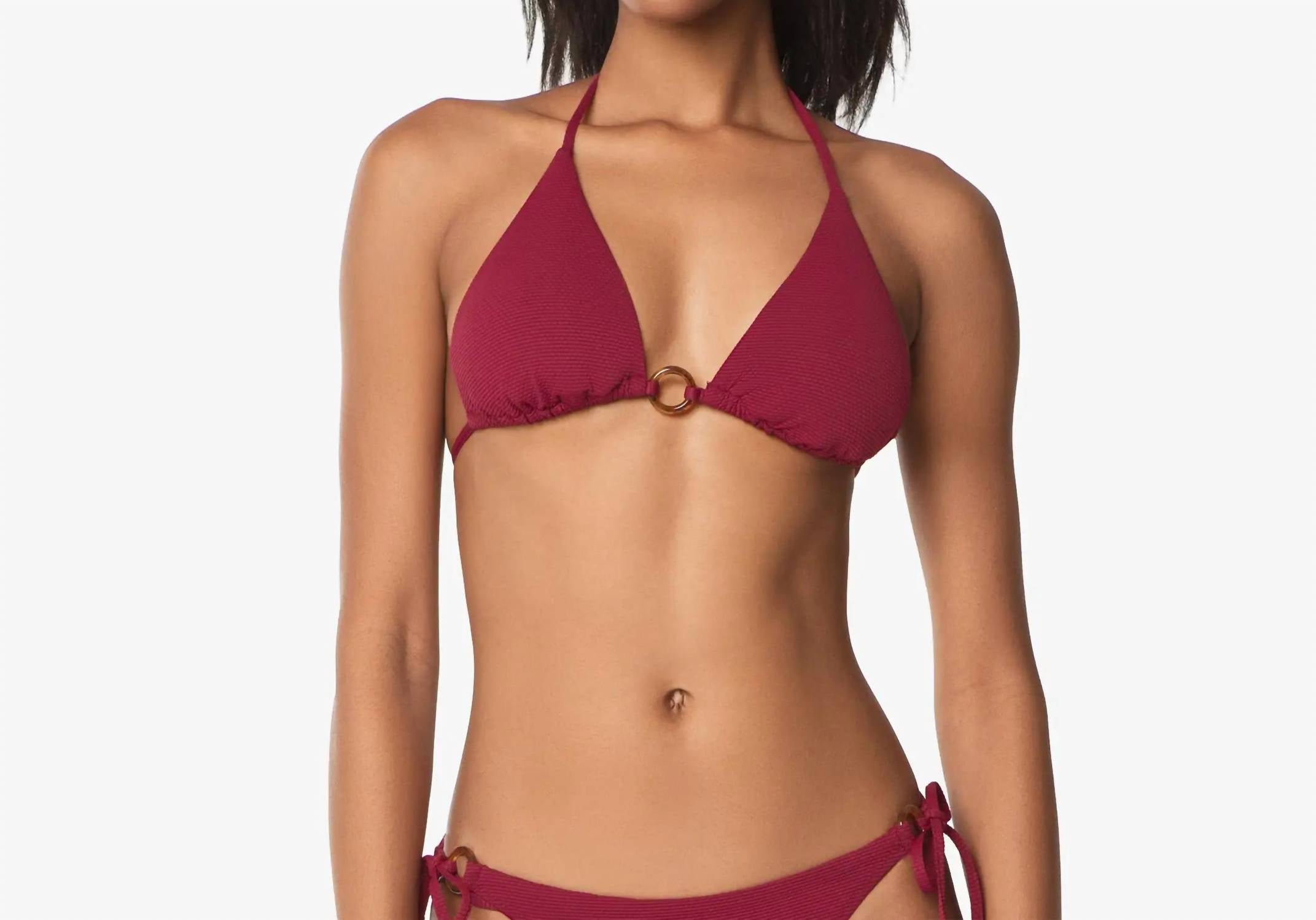 Helen Jon - Tortoise Ring String Bikini Top