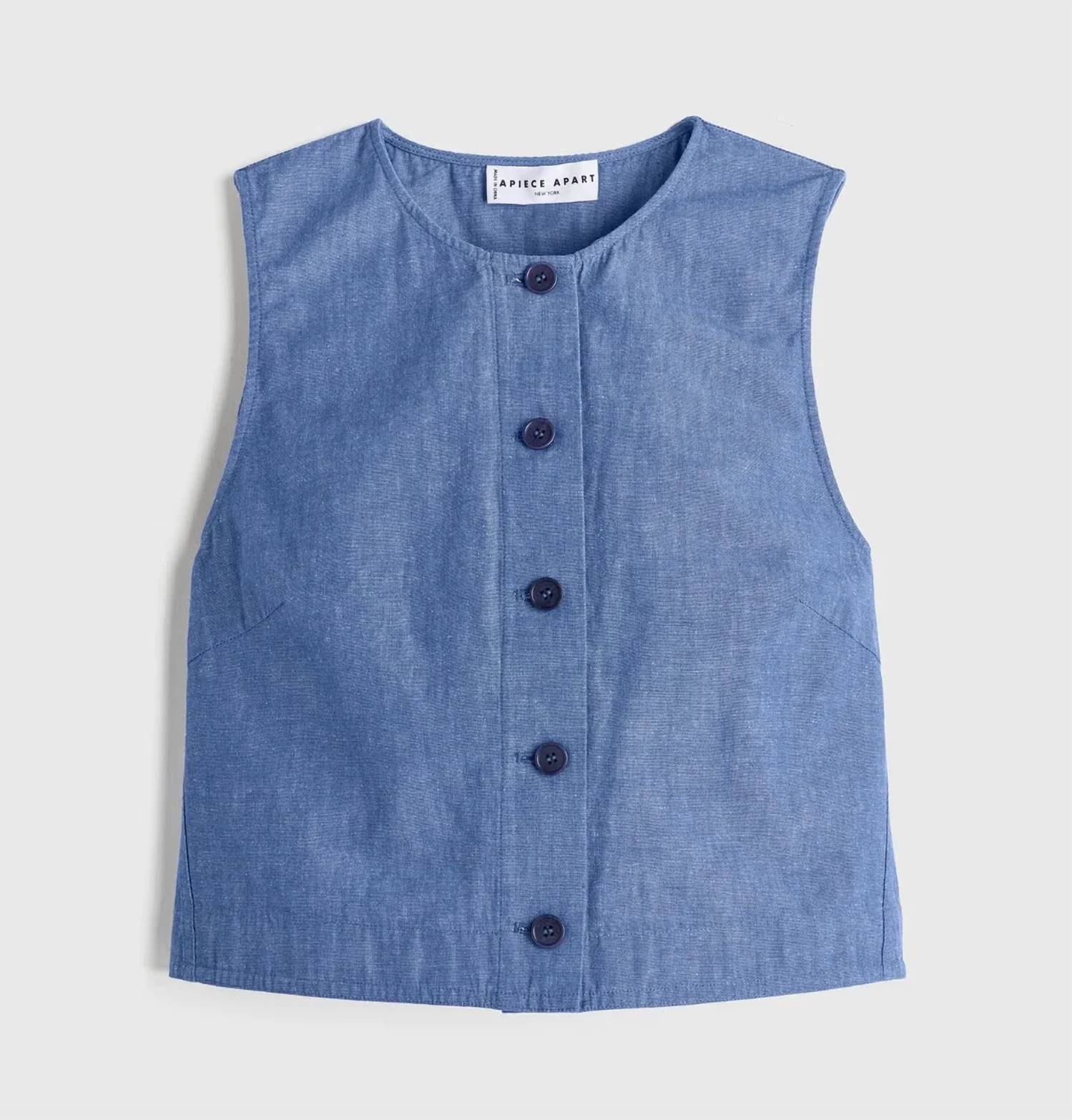 Apiece Apart - Godet Button Front Tank Top