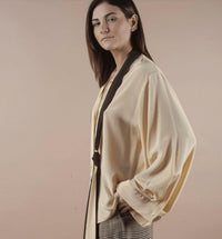 Phisique Du Role - Silk Blouse With Double Ties