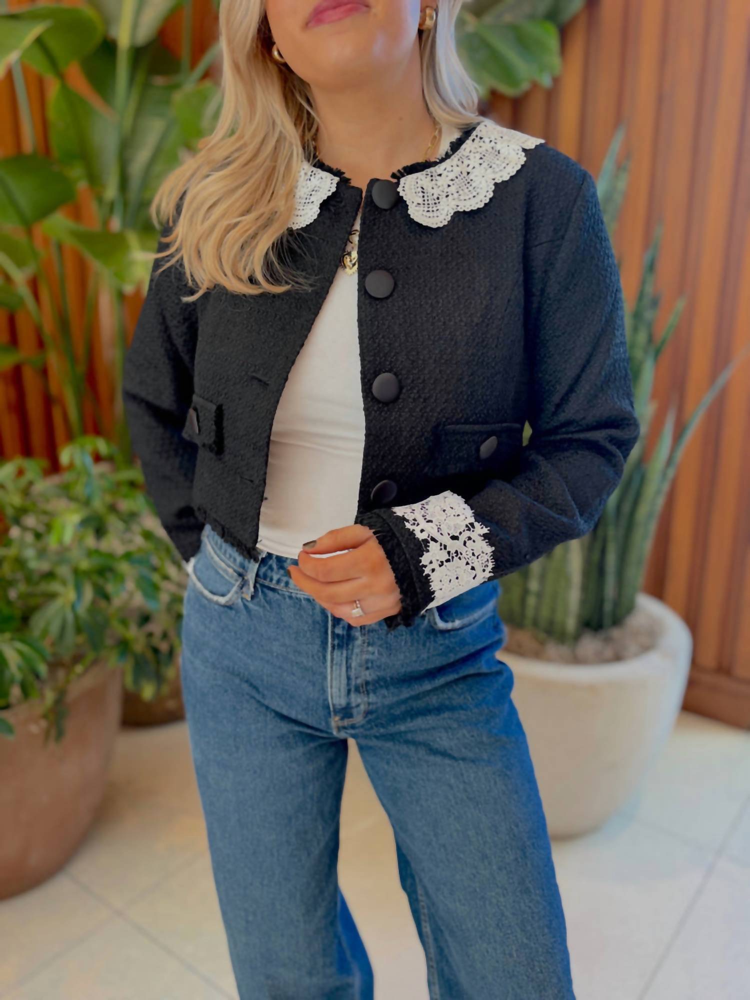 Mable - Paris Tweed Long Sleeve Jacket