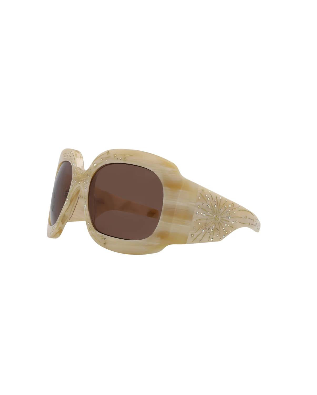 Gucci - Women's Shield-frame Acetate Sunglasses
