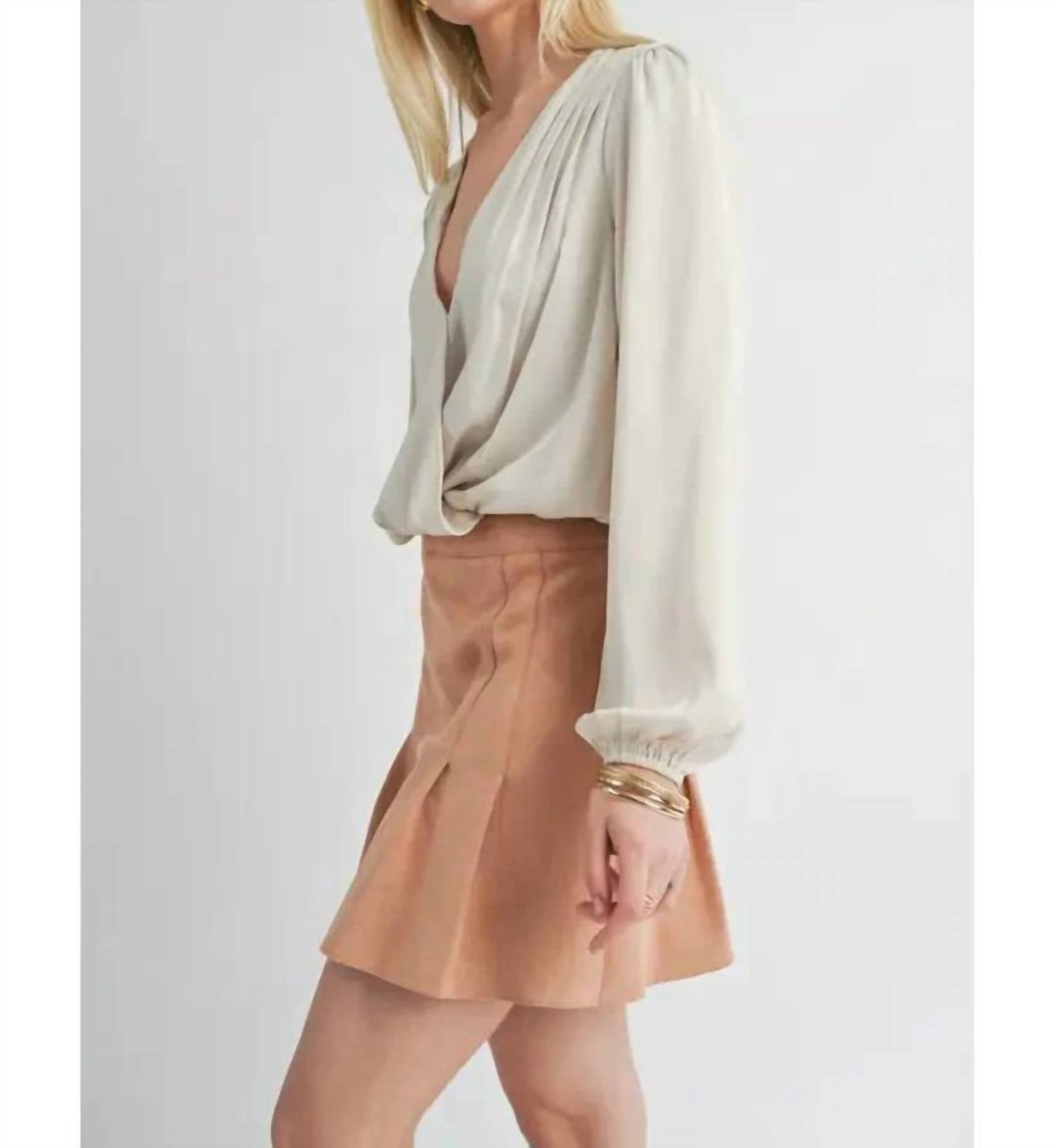 Sage The Label - Poetry Pleated Bodysuit