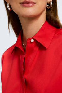 Foxcroft - PEARL 3/4 MATTE SHIRT