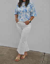 Avara - Floral Puff Sleeve Top