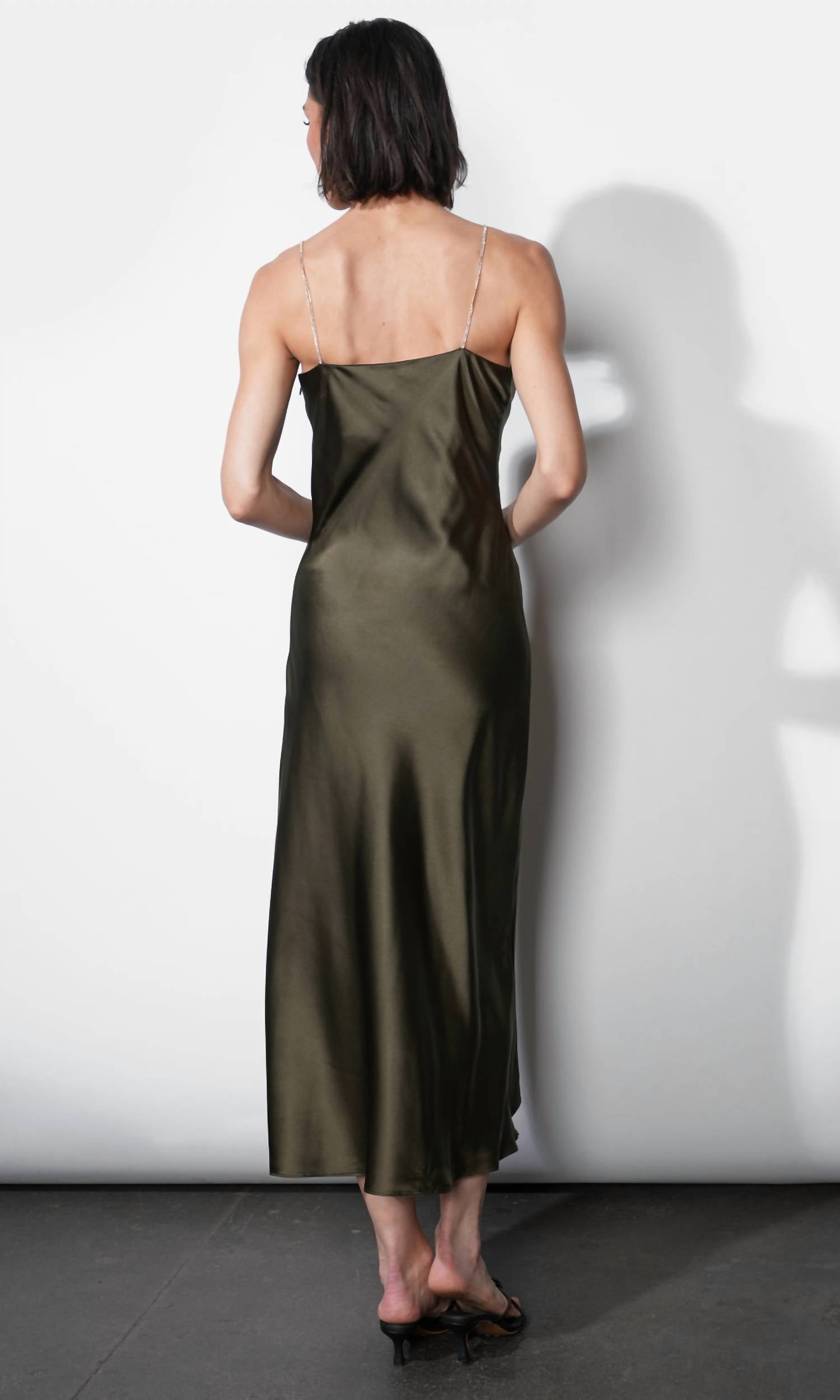 Greylin - Leah Jewel Strap Maxi Slip Dress