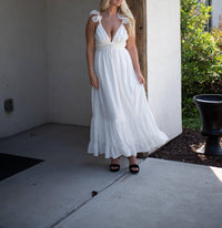 Main Strip - Women's Luna Ruffle Maxi Dress