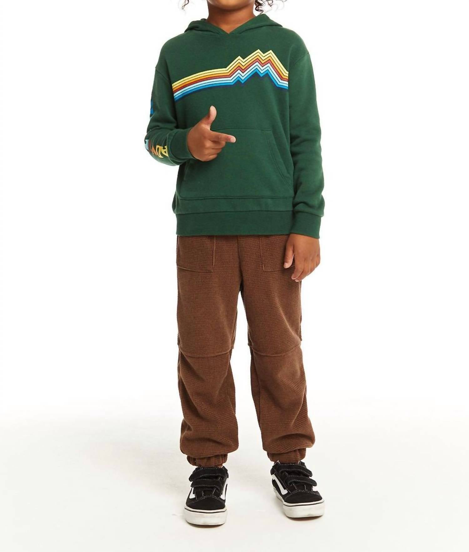 Chaser - Boys Striped Hooded Pullover